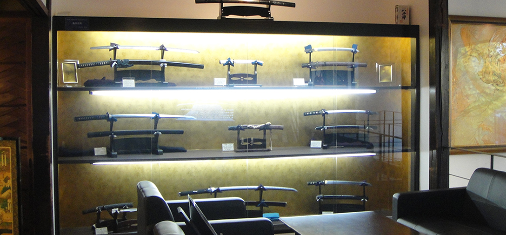 Japanese sword Katana display room